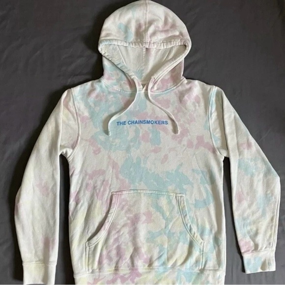 Gildan Other - The Chainsmokers Tie-Dye Hoodie Sweater XL